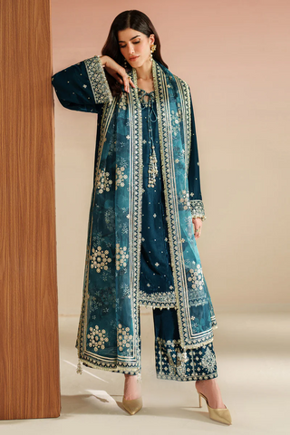 Jazmin Unstitched Velvet Embroidered Formal Vogue - 2025 VVF D-02