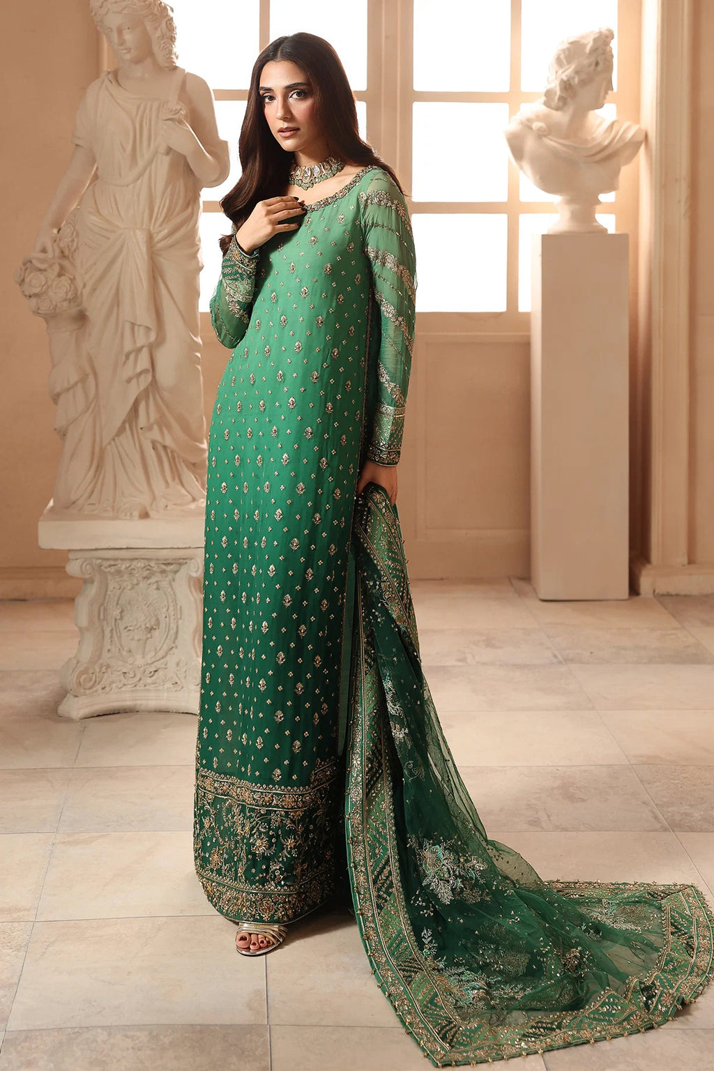 Dastan e Jashan by Charizma | Unstitched Luxury Formal Chiffon Vol-01 Collection - 2026 (DJW6-03)
