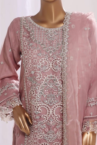 Mahpara by Sadabahar | Stitched Festive Embroidered Organza Vol-01 Collection - 2025 (PINK)
