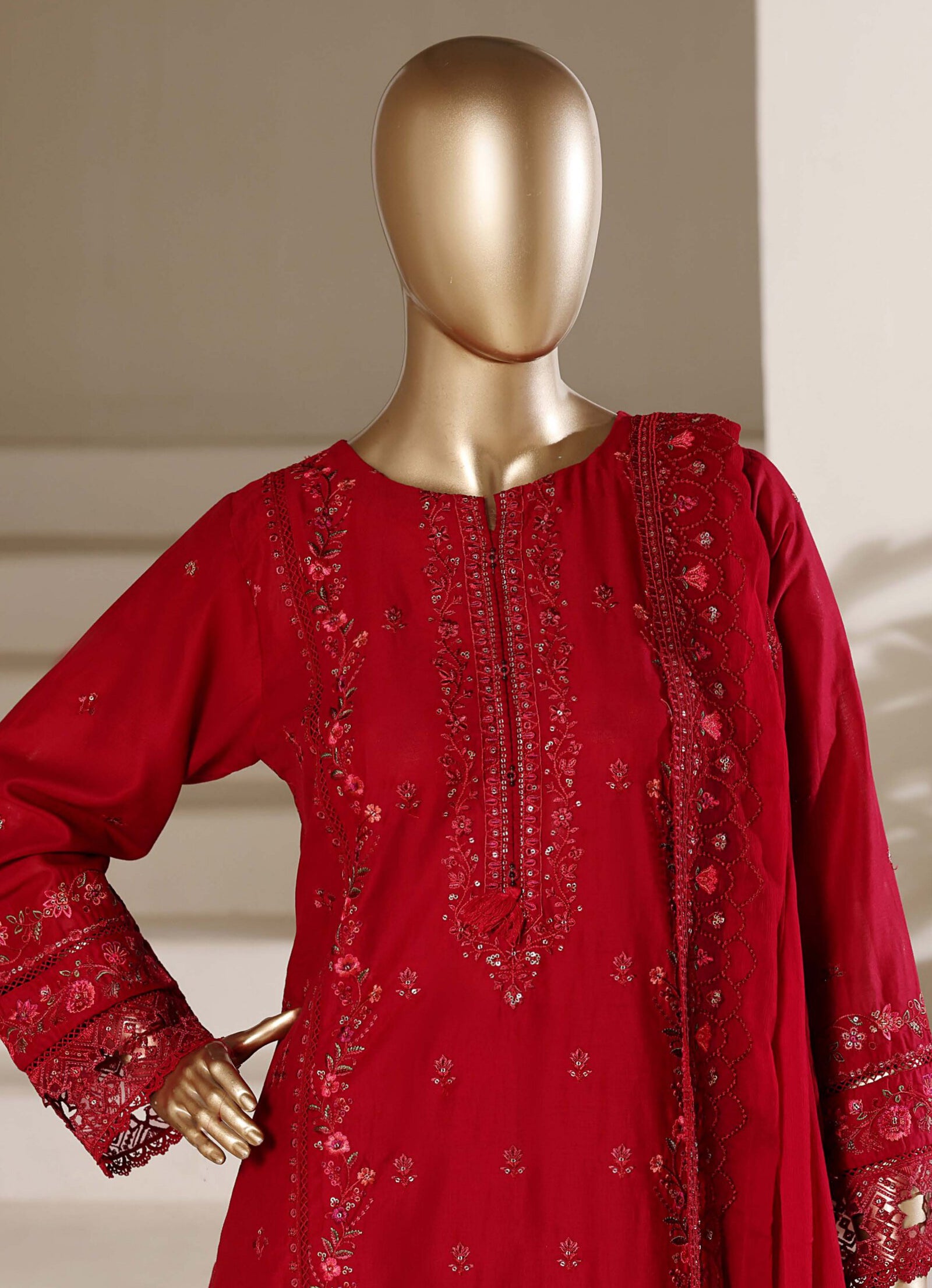 Sadabahar Stitched Luxury Embroidered Festive Vol-06 Collection - 2026 (D-03)