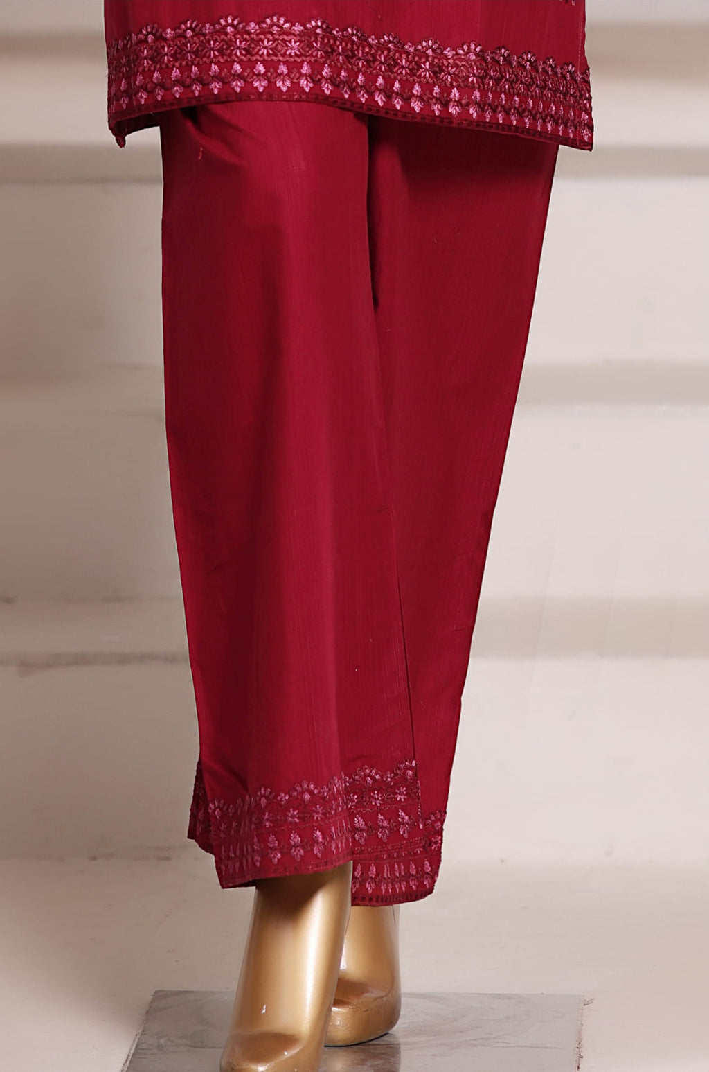 Sadabahar Vybe Stitched 2PC Embroidered Sets Vol-II Collection - 2025 (RED)