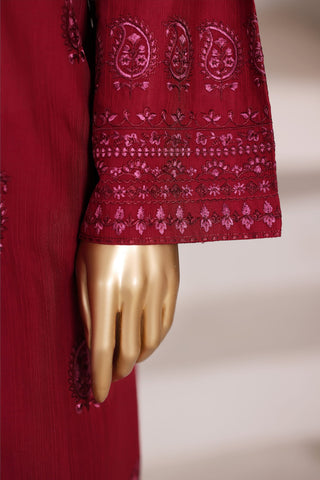 Sadabahar Vybe Stitched 2PC Embroidered Sets Vol-II Collection - 2025 (RED)