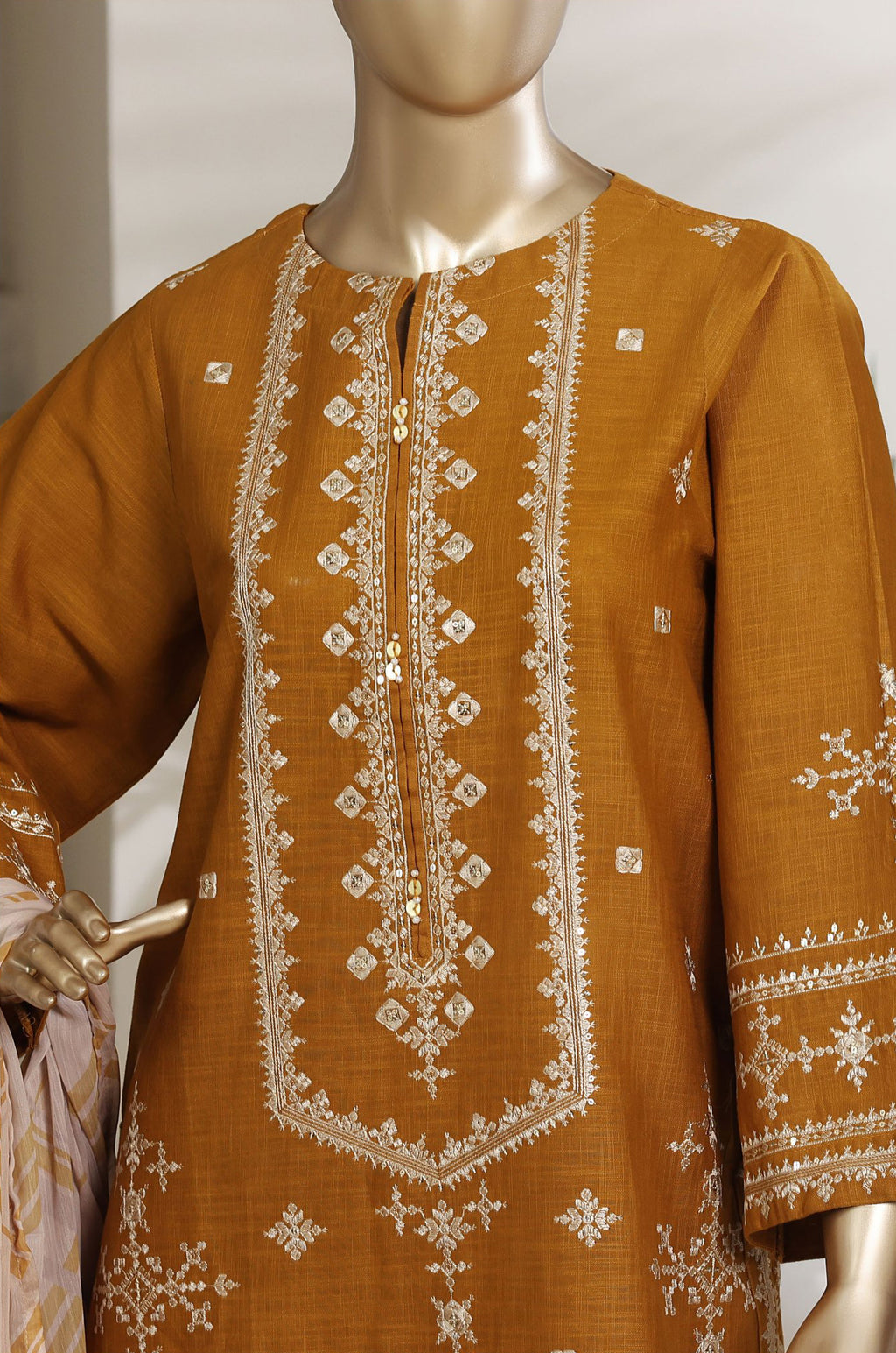 Sadabahar Stitched 3PC Festive Embroidered Cotton Co-Ords Collection - 2026 SB26FEC-03