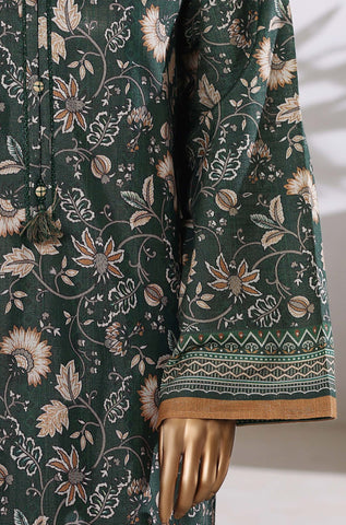 Sadabahar Stitched Printed Khaddar Shimmer Collection - 2025 (GREEN)