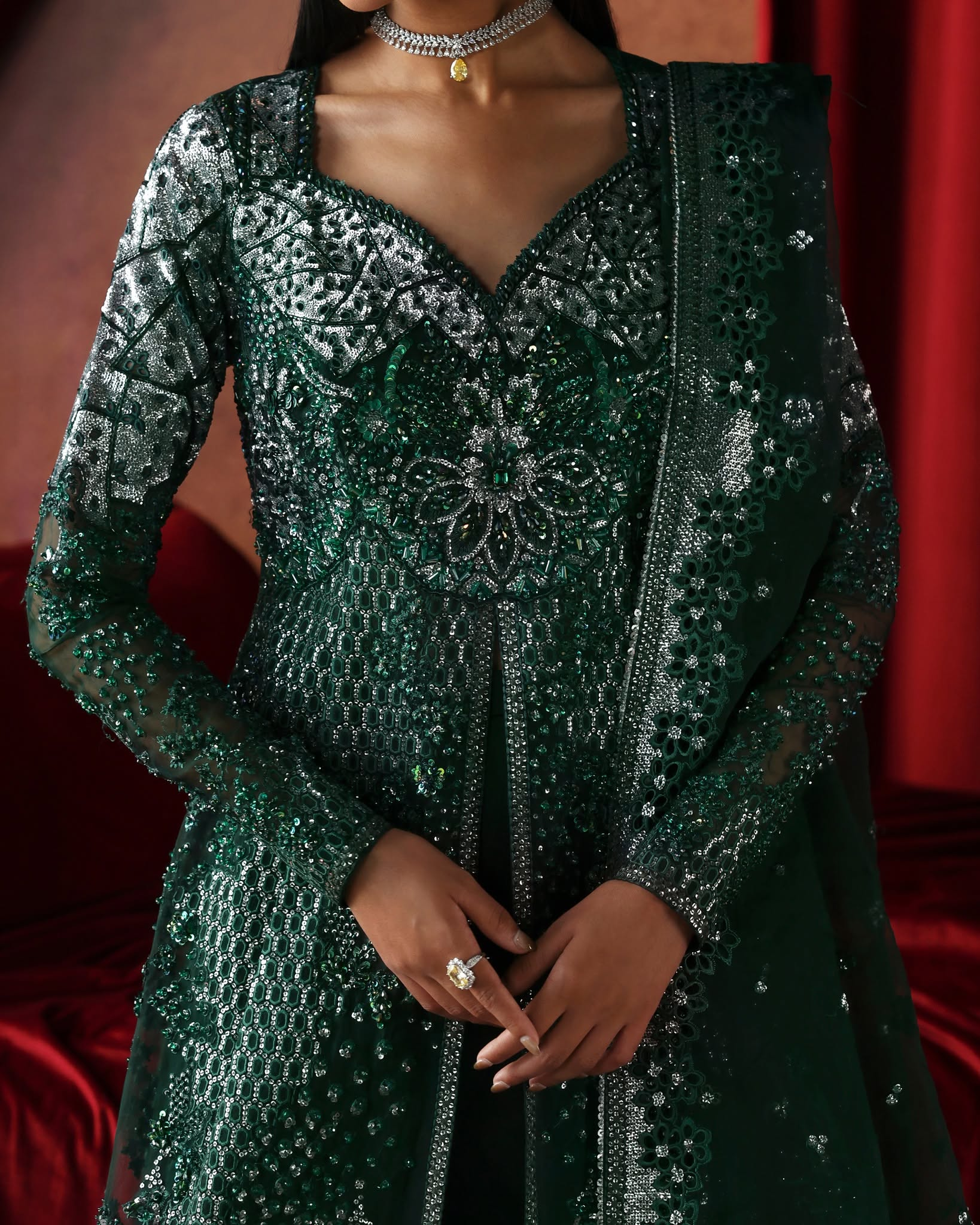 La Fuchsia by Afrozeh | Unstitched  Embroidered Festive Formal Collection - 2026 (HIEROPHANT)