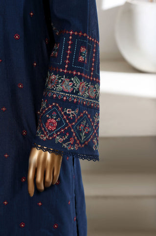 Sadabahar Vybe Stitched 2PC Co-Ords Winter Collection - 2025 (BLUE)