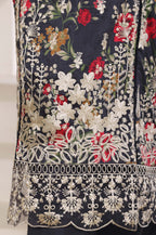 Sadabahar Signature Stitched Embroidered Lawn Collection - 2026 (DEEP BLUE)
