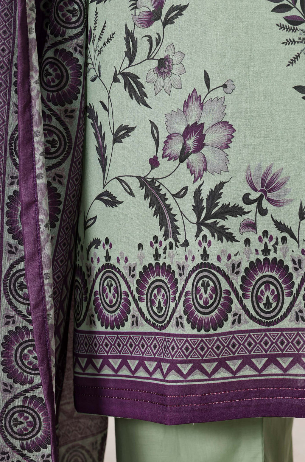 Sadabahar Stitched Printed Lawn Vol-II Collection - 2026 (D-03)