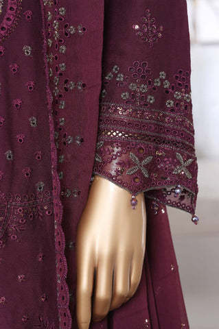 Afsanay by Sadabahar | Stitched Luxury Chiffon Vol-14 Collection - 2025 (MAROON)
