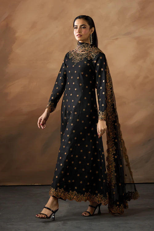 Zarif Stitched Raw Silk Embroidered Eid Collection - 2026 (ZRF-EMC 29)