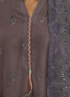 Aifa Dynasty Chikankari Unstitched Luxury Lawn Collection - 2026 (D-03)