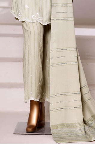 Vybe by Sadabahar | Stitched 3PC Dhanak Co-Ords Collection - 2025 (PISTA)