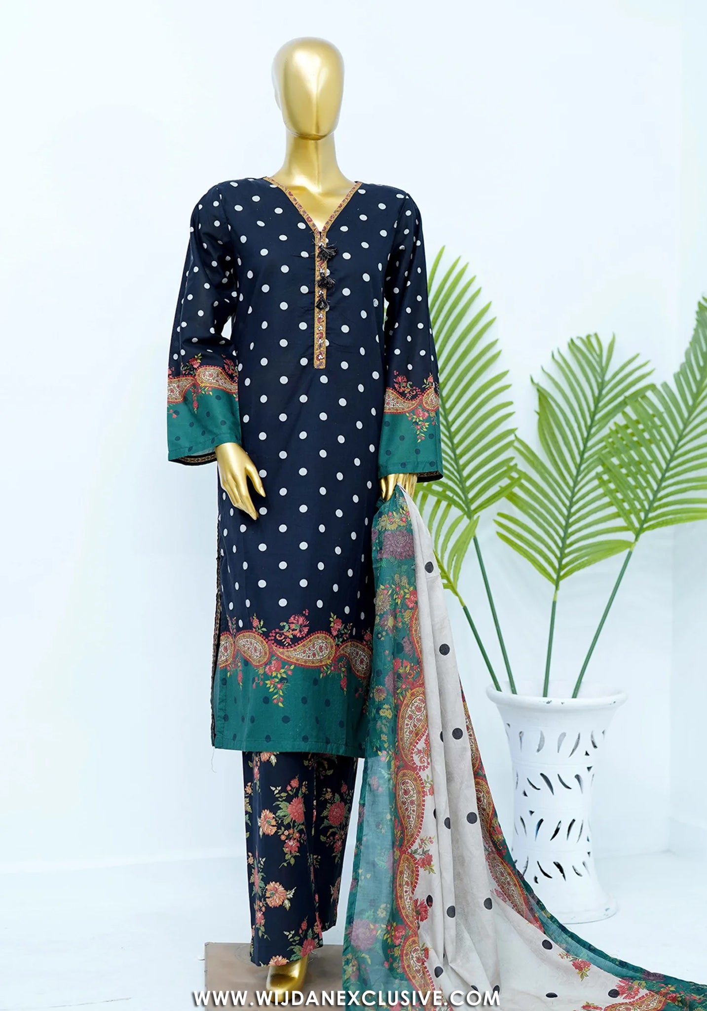 Bin Saeed Stitched Exclusive Printed Lawn Vol-10 Collection – 2026 (D-03)