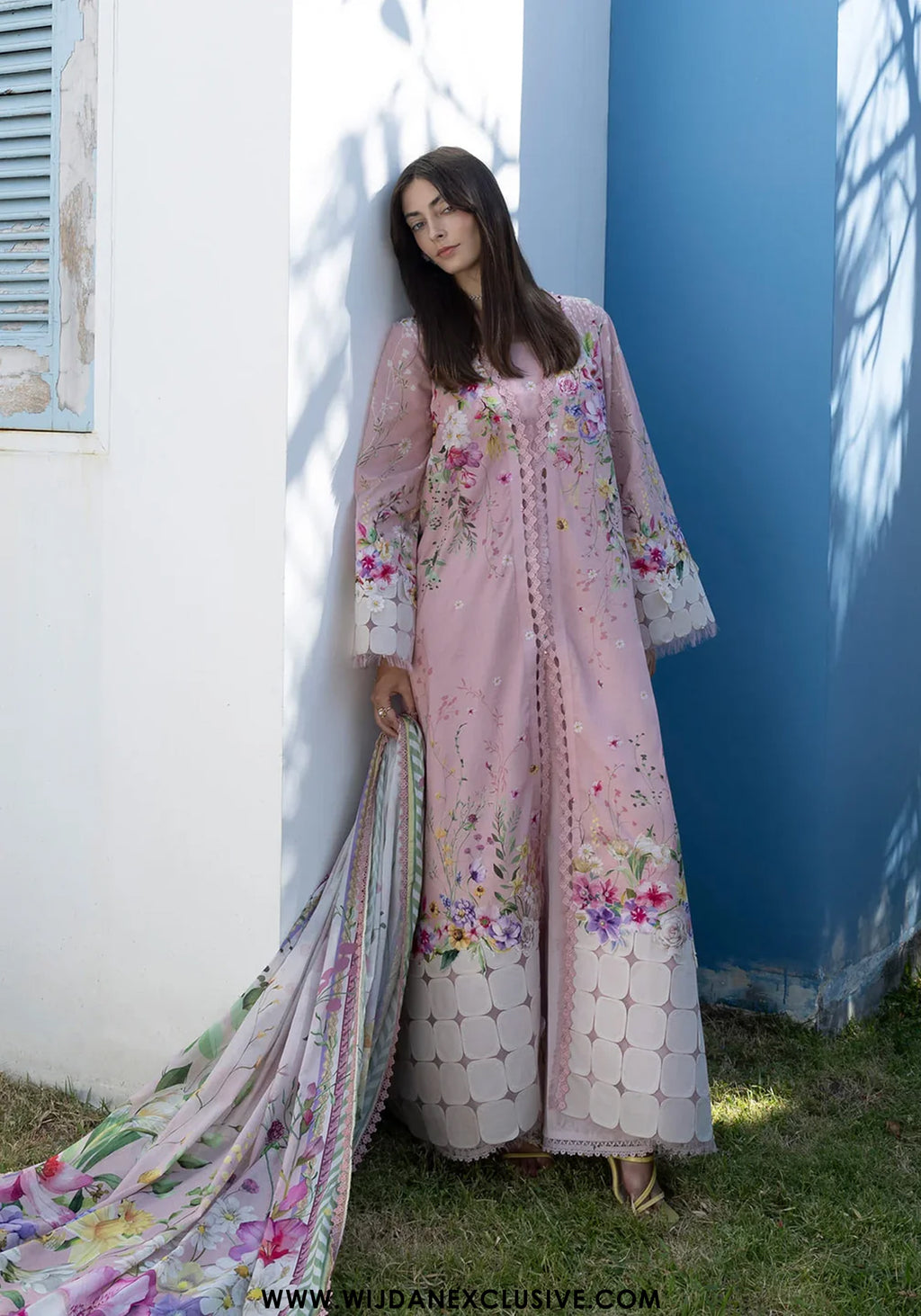 Santorini by Elaf | Unstitched Printed Lawn Collection - 2026 EPN-02 ANGEL