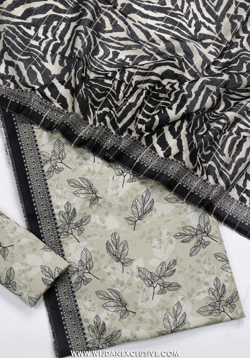 Bin Saeed Unstitched Printed Lawn Vol-I Collection - 2026 (BLACK)