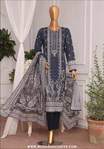 HZ Magic Unstitched Printed Lawn Collection - 2025 Vol-02 MPC-03