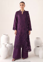 Saffron by Wijdan | Unstitched Embroidered Luxury Palachi Collection'26 (D-2543)