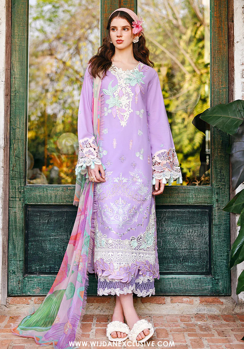 The Secret Garden by Mushq | Unstitched Embroidered Lawn Collection - 2026 (DEWSPELL)