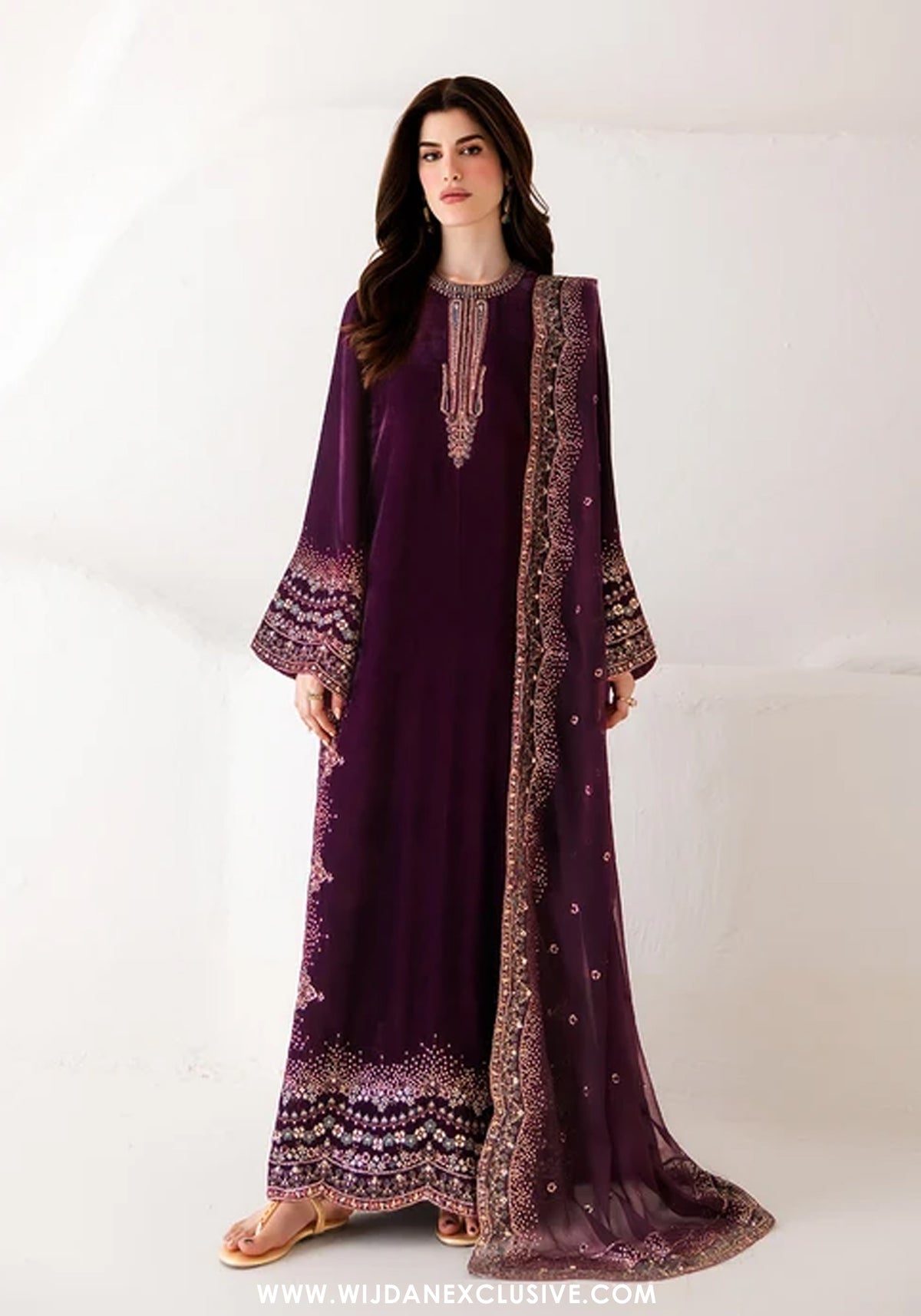 The Velvet Affair by Emaan Adeel | Unstitched Formal Embroidered Collection'26 (CECILIA)