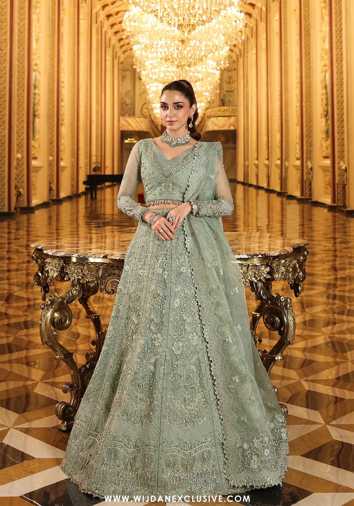 Stardom by Elaf - Unstitched Formal Handwork - 2025 ESH-03 LIME LIGHT