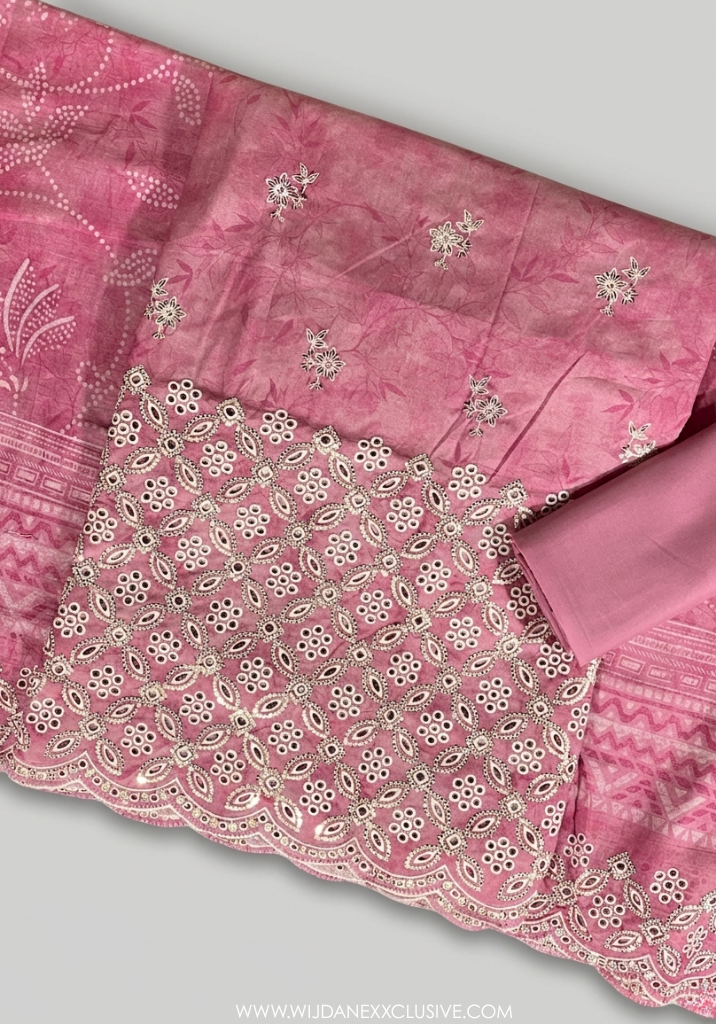 Bin saeed Unstitched Embroidered Vol-02 Collection - 2026 (D-04)