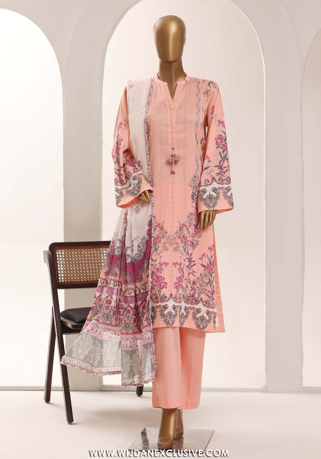 Sadabahar Stitched Printed Lawn Vol-12 Collection – 2026 (D-03)