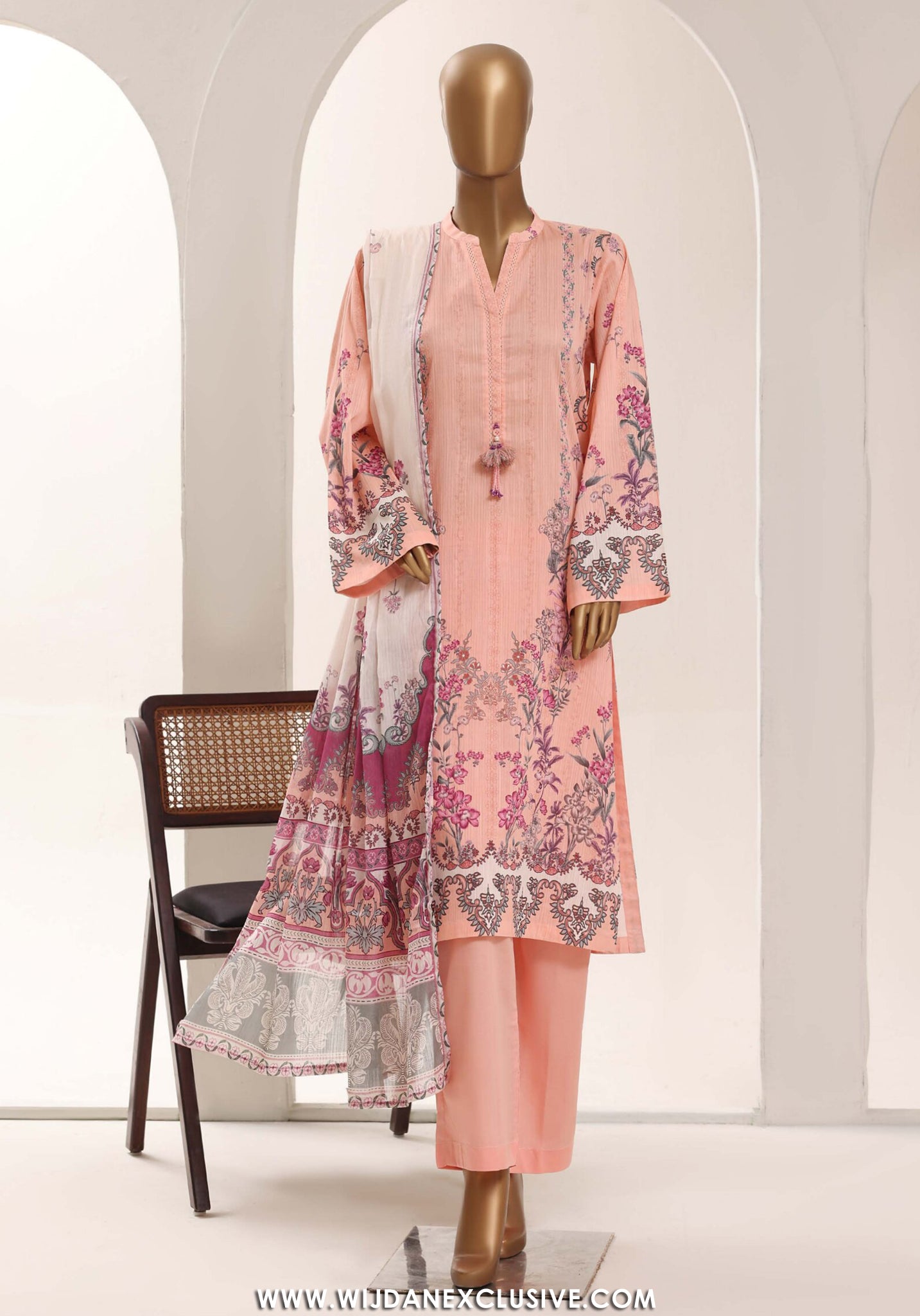 Sadabahar Stitched Printed Lawn Vol-12 Collection – 2026 (D-03)