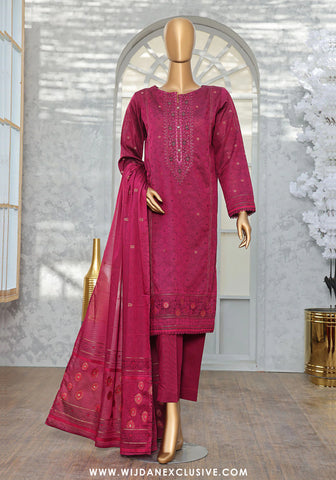 HZ Valencia Unstitched Embroidered Jacquard Vol-II Winter Collection - 2025 VJE-17