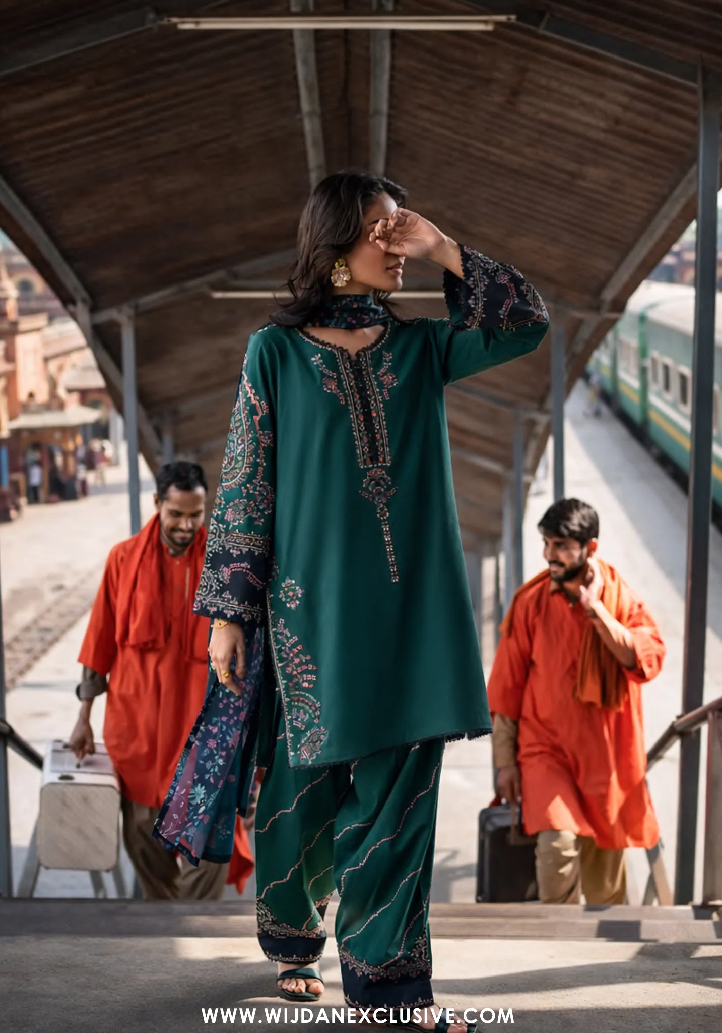Safarnama by Casual Lite | Stitched Embroidered Lawn Collection - 2026 (D-03)