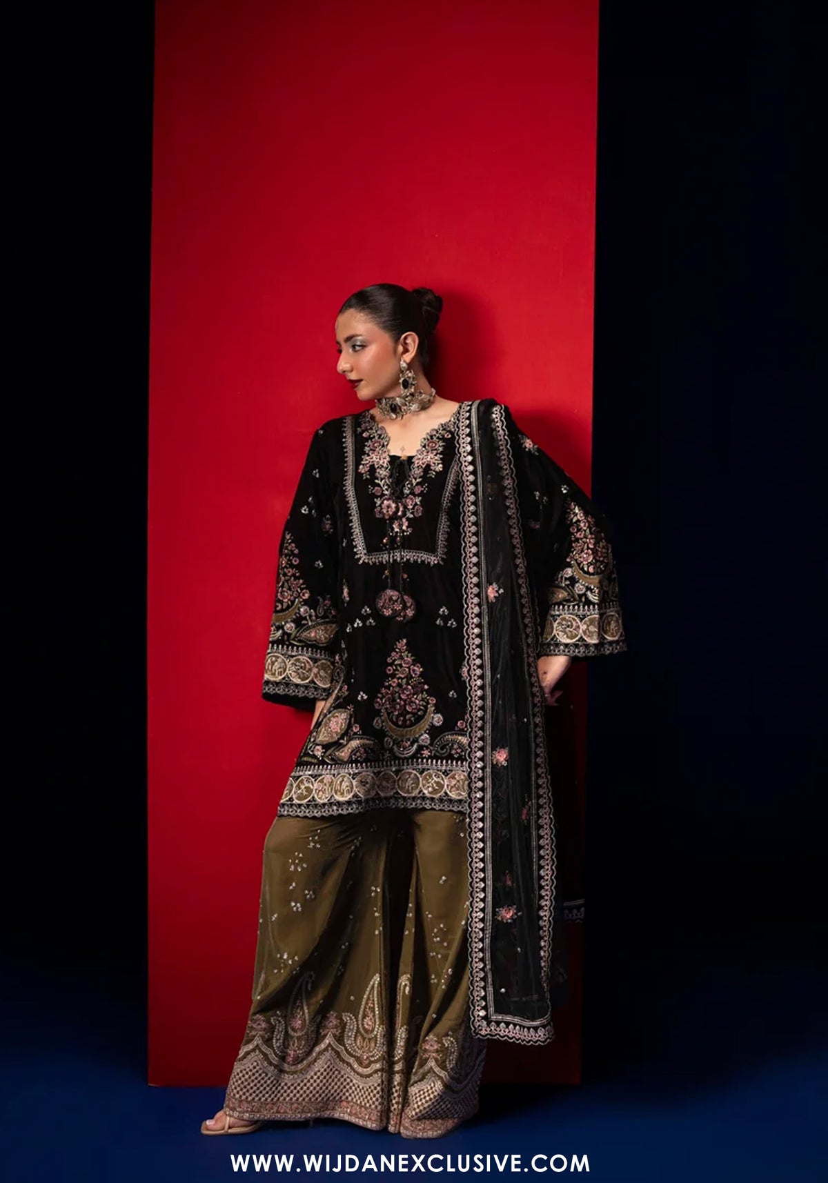 Makhmal by Guzel | Stitched Embroidered Velvet Collection - 2026 (REHMAT)