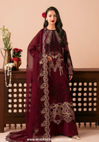 Dastak by Ramsha | Unstitched Luxury Formal Chiffon Collection - 2026 (D-03)