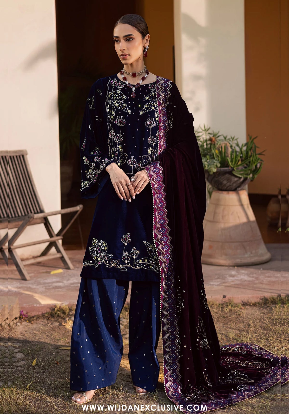 Maya by Nurèh | Unstitched Velvet Vol-II Wedding Edit - 2025 NW-116