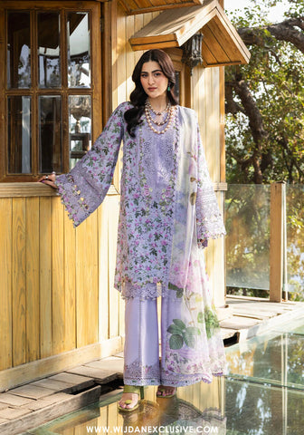 Elaf Chikankari Unstitched Print Collection - 2026 ERC-6B IRIS