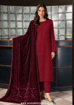 Raagni by Wijdan | Unstitched Palachi Shawl Collection - 2026 (D-03)