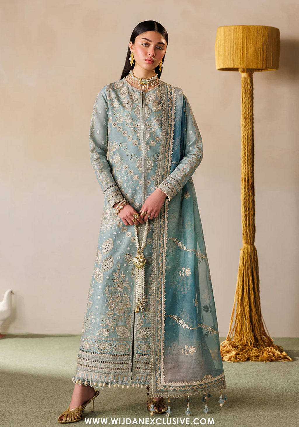 Baroque Unstitched Embroidered Eid Lawn Collection - 2026 (D-01)