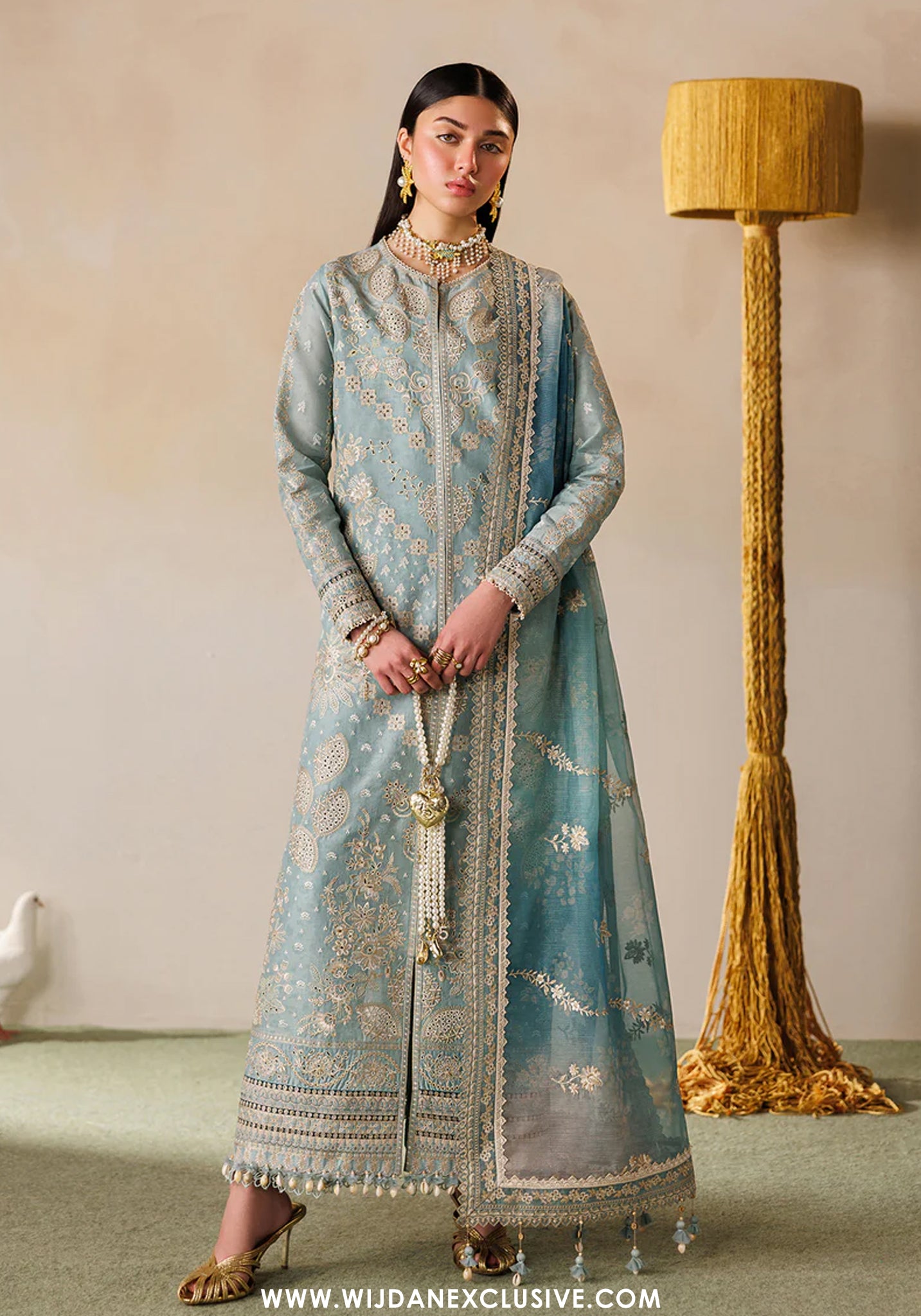 Baroque Unstitched Embroidered Eid Lawn Collection - 2026 (D-01)
