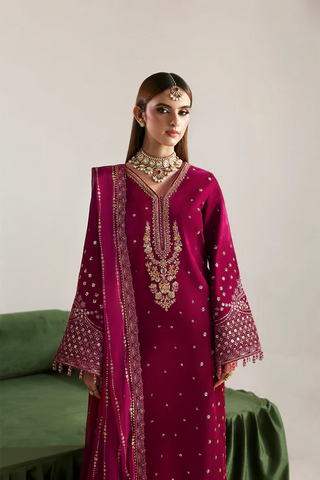 Zarposh by Emaan Adeel | Unstitched Velvet Collection - 2025 (SHAHNAZ)