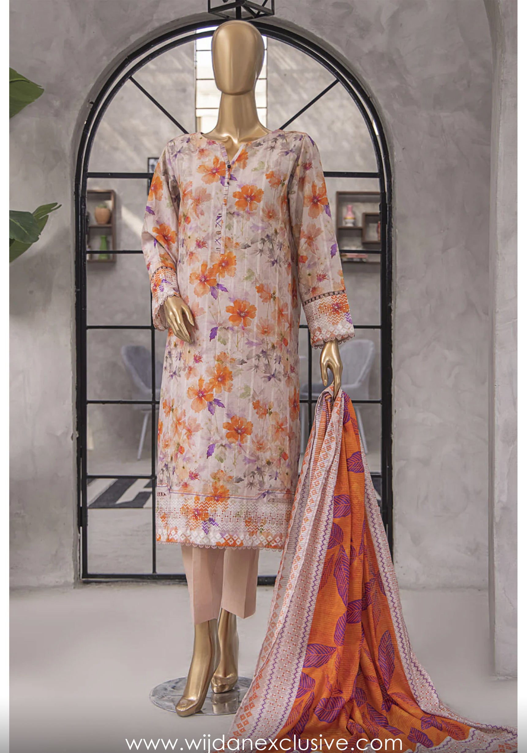 HZ Ninokara Jacquard Digital Printed Collection NJP-03