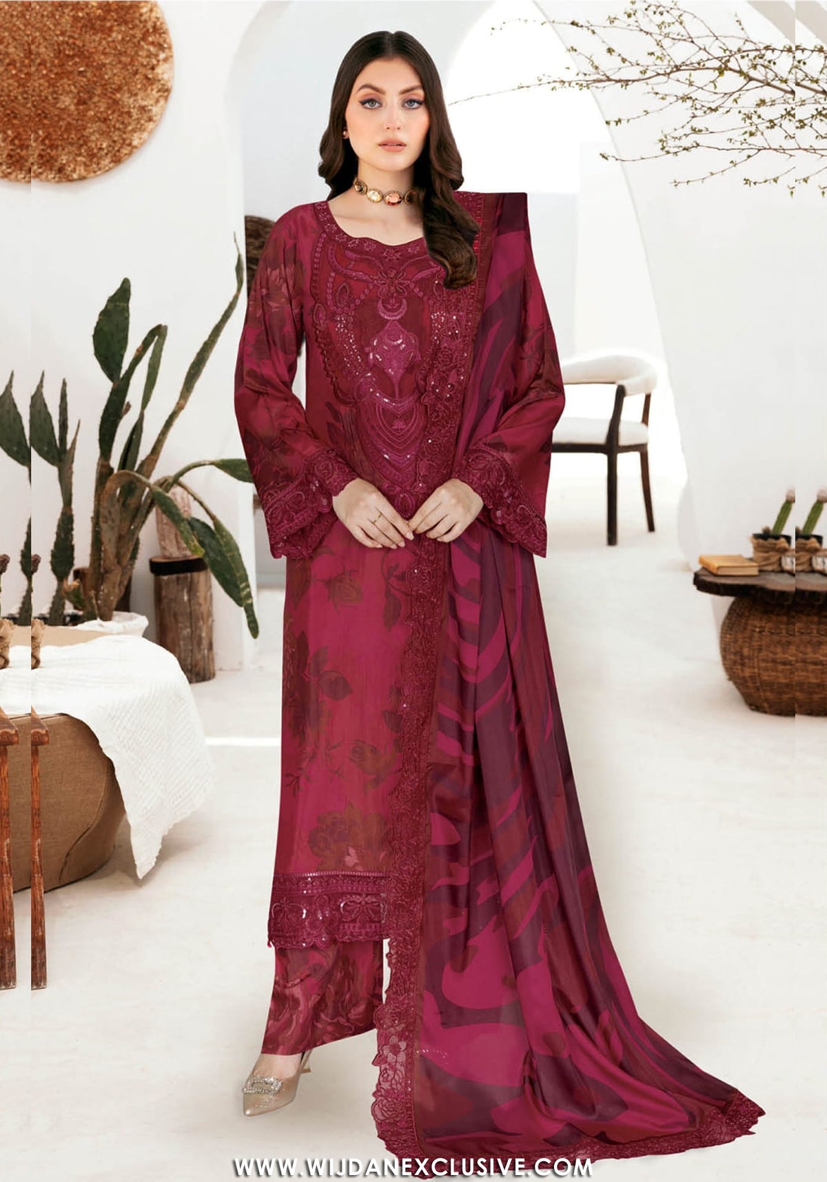 Riwaj by Ramsha | Unstitched Premium Rawsilk Vol-06 Collection - 2026 J-610