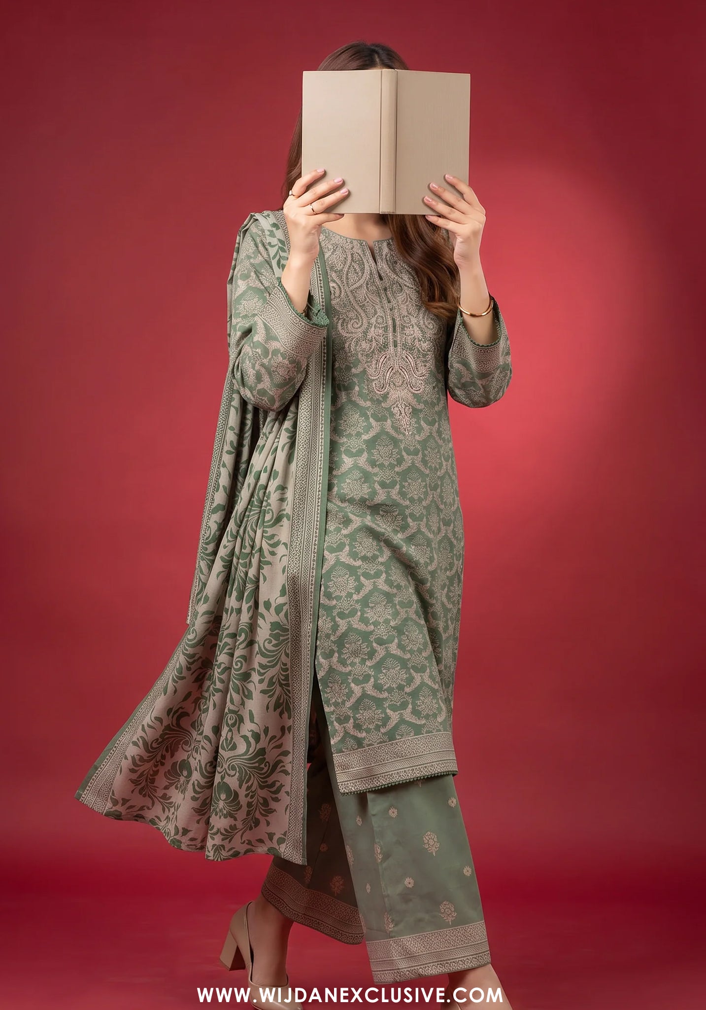 Rang E Bahar by Amna Khadija | Stitched Embroidered Lawn Collection - 2026 (D-03)