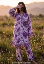 Summer Essentials by Amna khadija | 2pc Emb Co-ords Set Collection'26 (D-03)