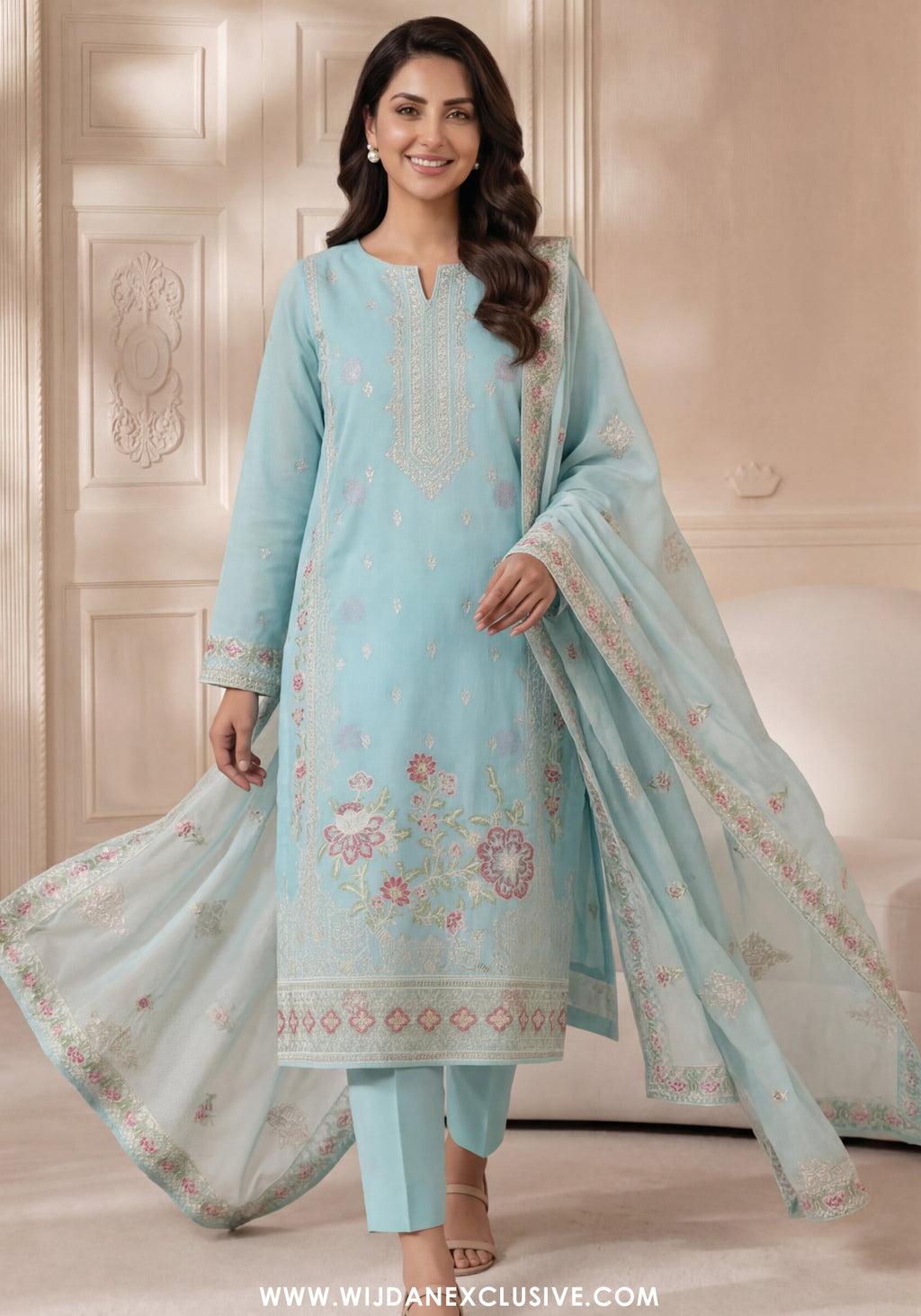 Dhamak by Wijdan | Unstitched Formal Premium Bana Dora Collection - 2026 (D-03)