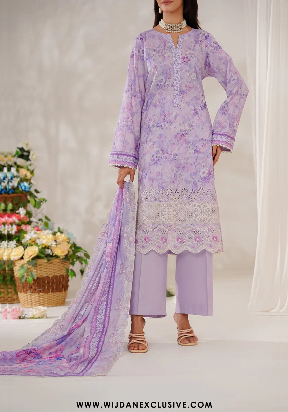 VS Zynah Unstitched Premium Chikankari Collection - 2025 D-684