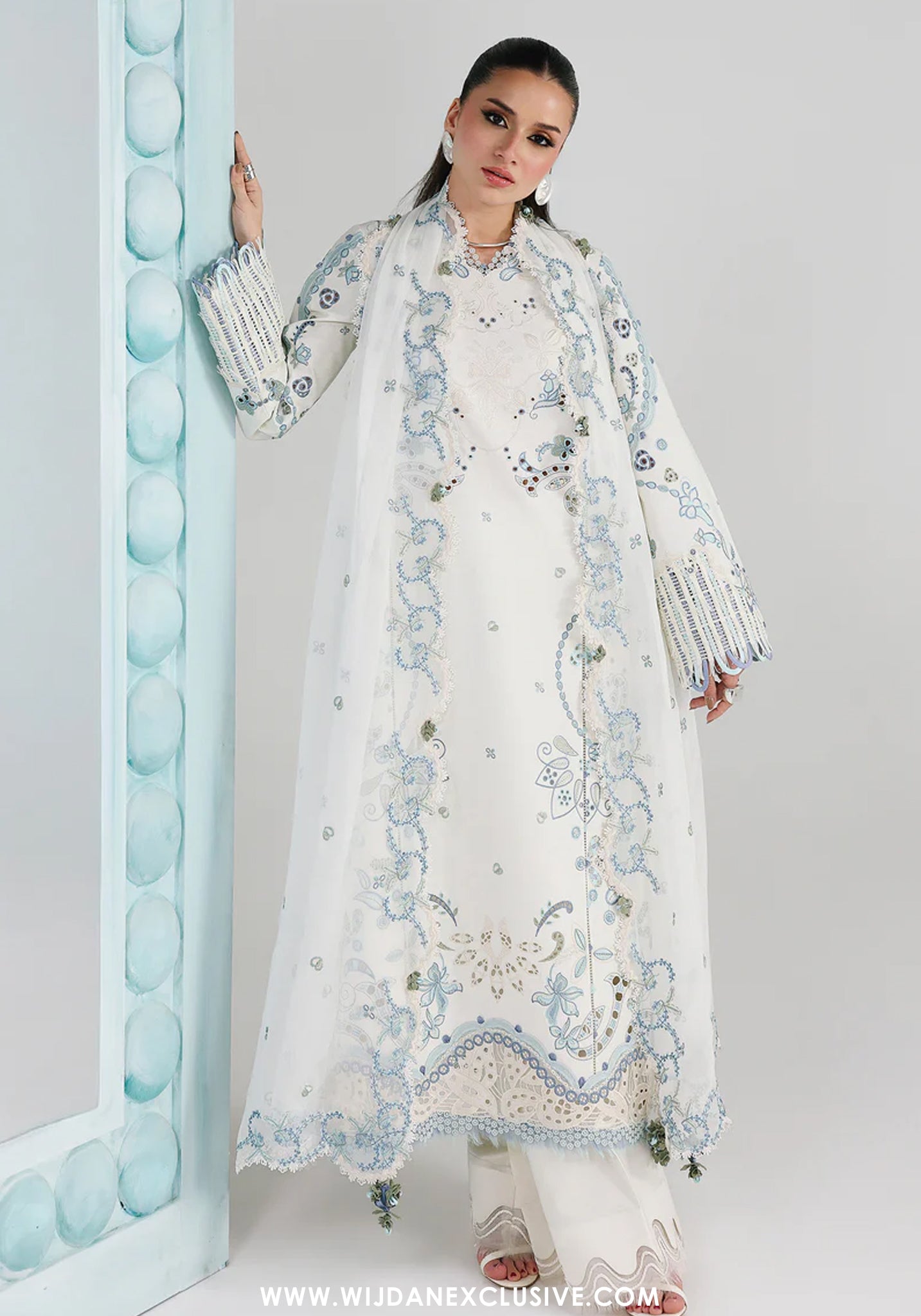 Qalamkar Unstitched Embroidered Festive Lawn Collection - 2026 (IRMIN)