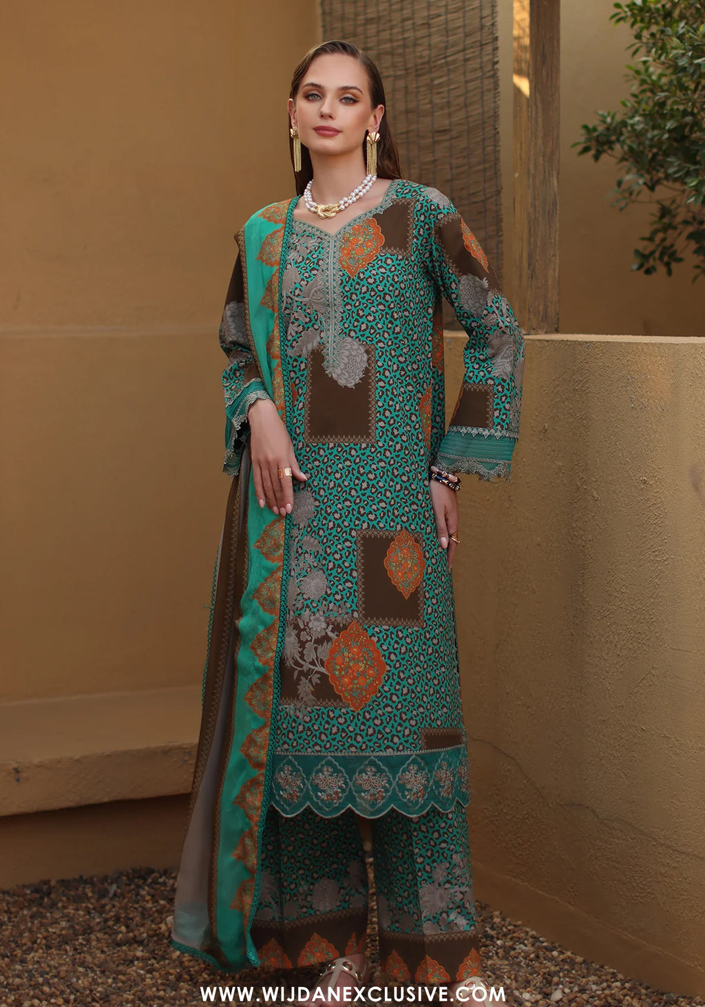 Combination by Charizma | Unstitched Embroidered Lawn Collection Vol - I (CC6-09)