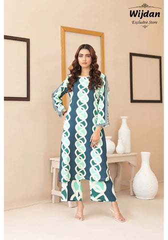 Zayana 2pc Stitched Staple Digital Print Collection'24 by Tawakkal D-03