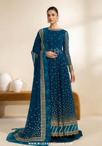 Meraki by Zarif | Unstitched Embroidered Chiffon Formal Collection - 2026 (ZENIA)