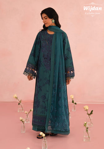 Floral Charm Un-Stitched Lawn Collection'25 by Afrozeh D-03