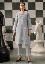 Allure by Wijdan | Stitched 2pc Embroidered Lawn Collection - 2026 (D-03)