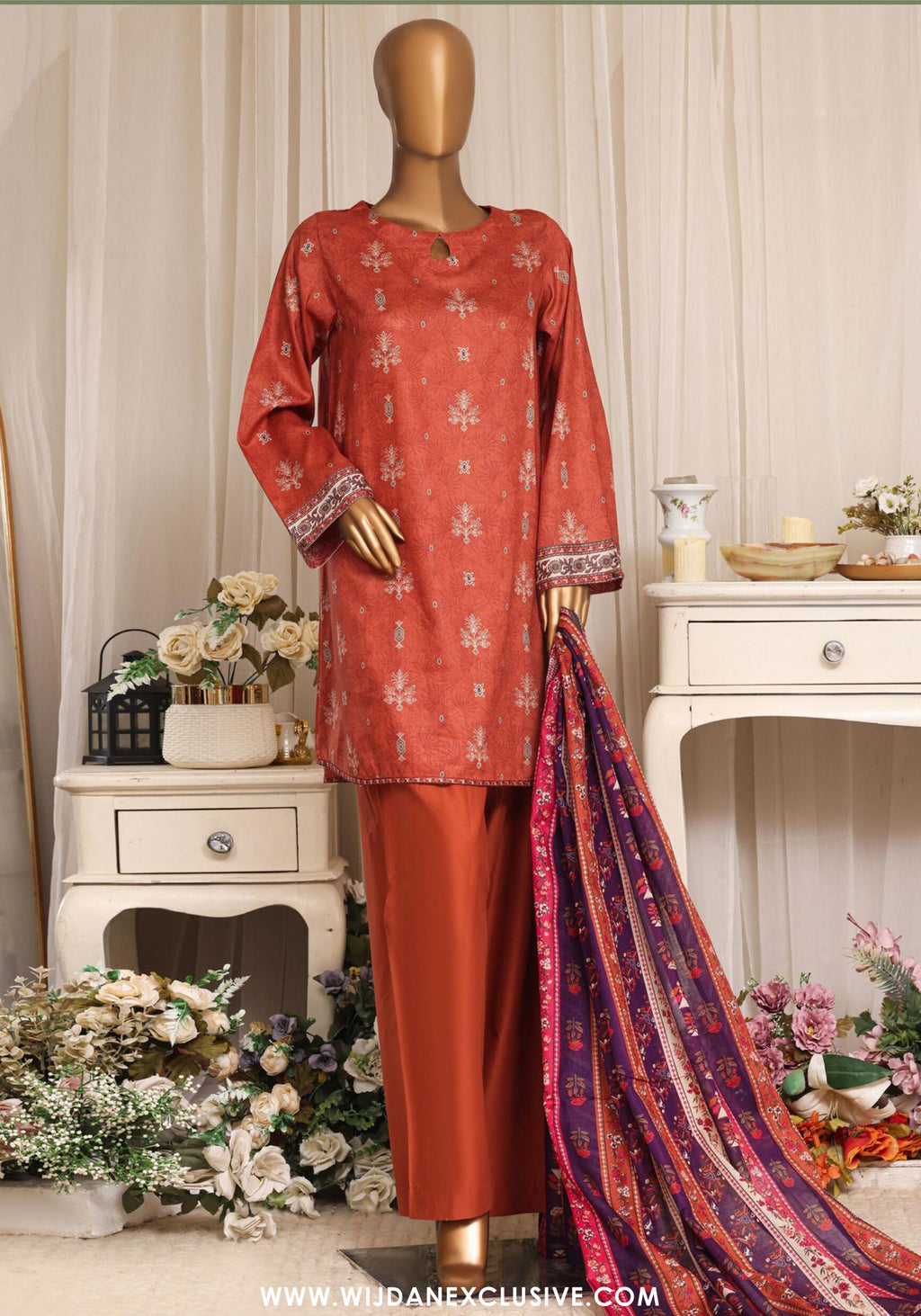 Daily Wear by HZ Textile | Stitched Printed Lawn Collection - 2026 (D-03)